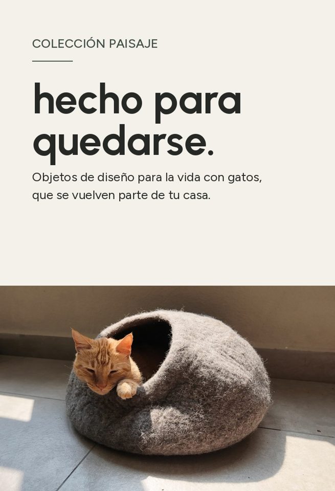 Campaign piece: hecho para quedarse, Colección Paisaje