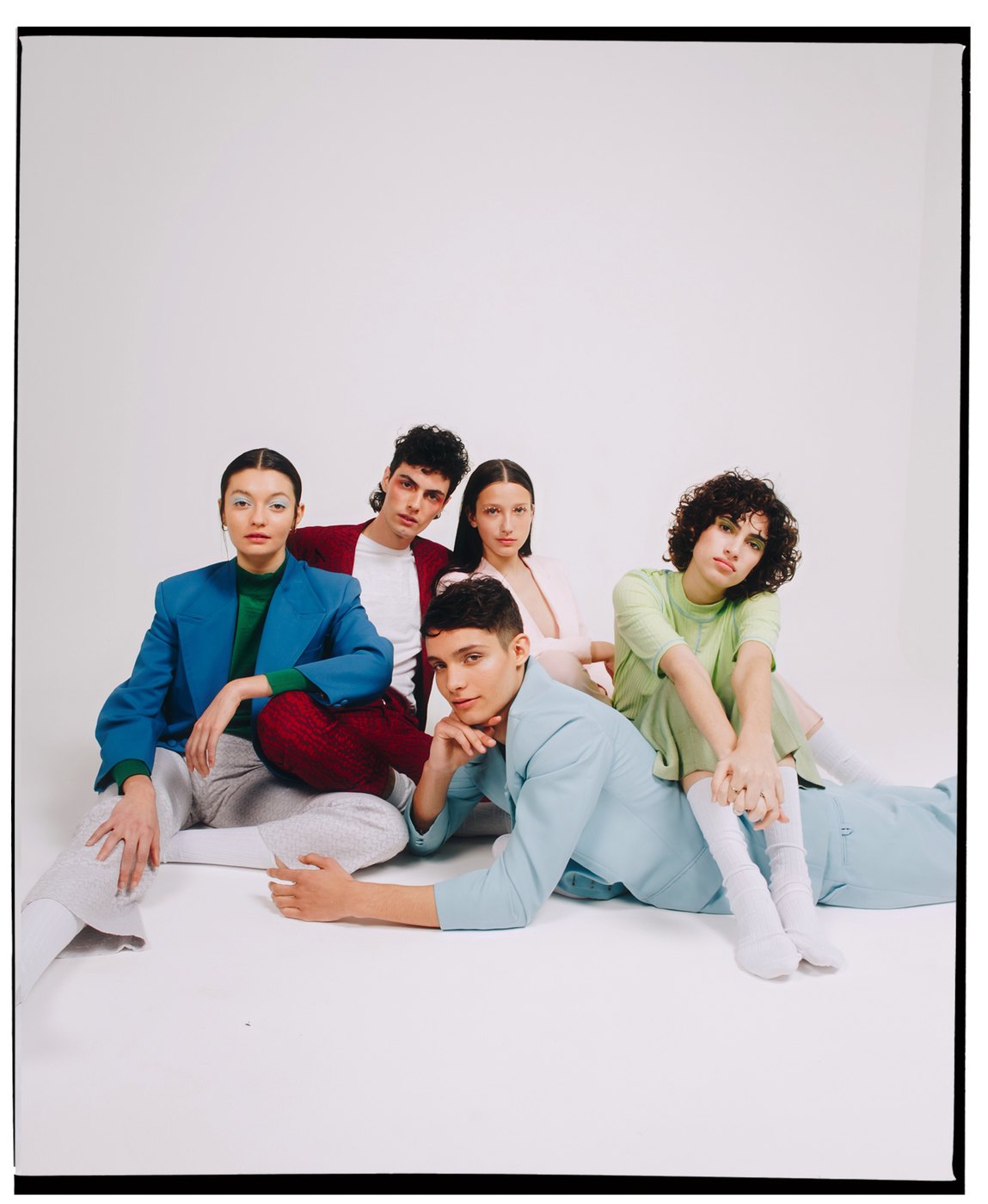 Civiles Models Agency group portrait, full length